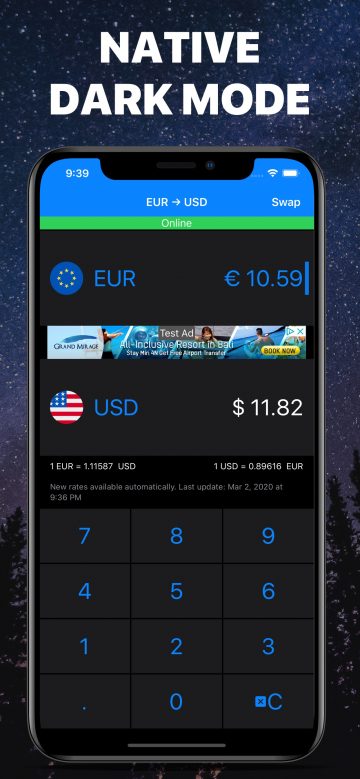 MixCoin - Currency Converter app for iPhone